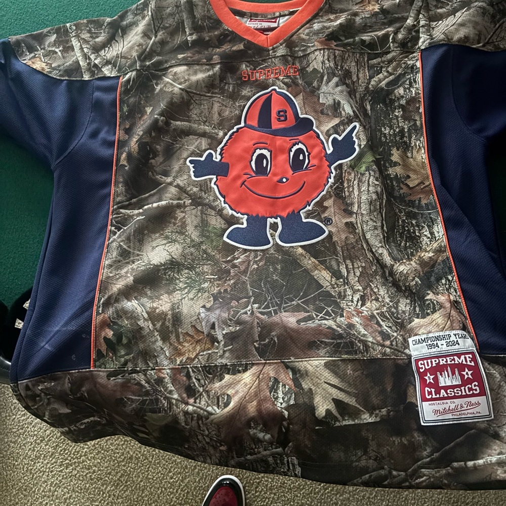 Supreme cuse hockey jersey worn once